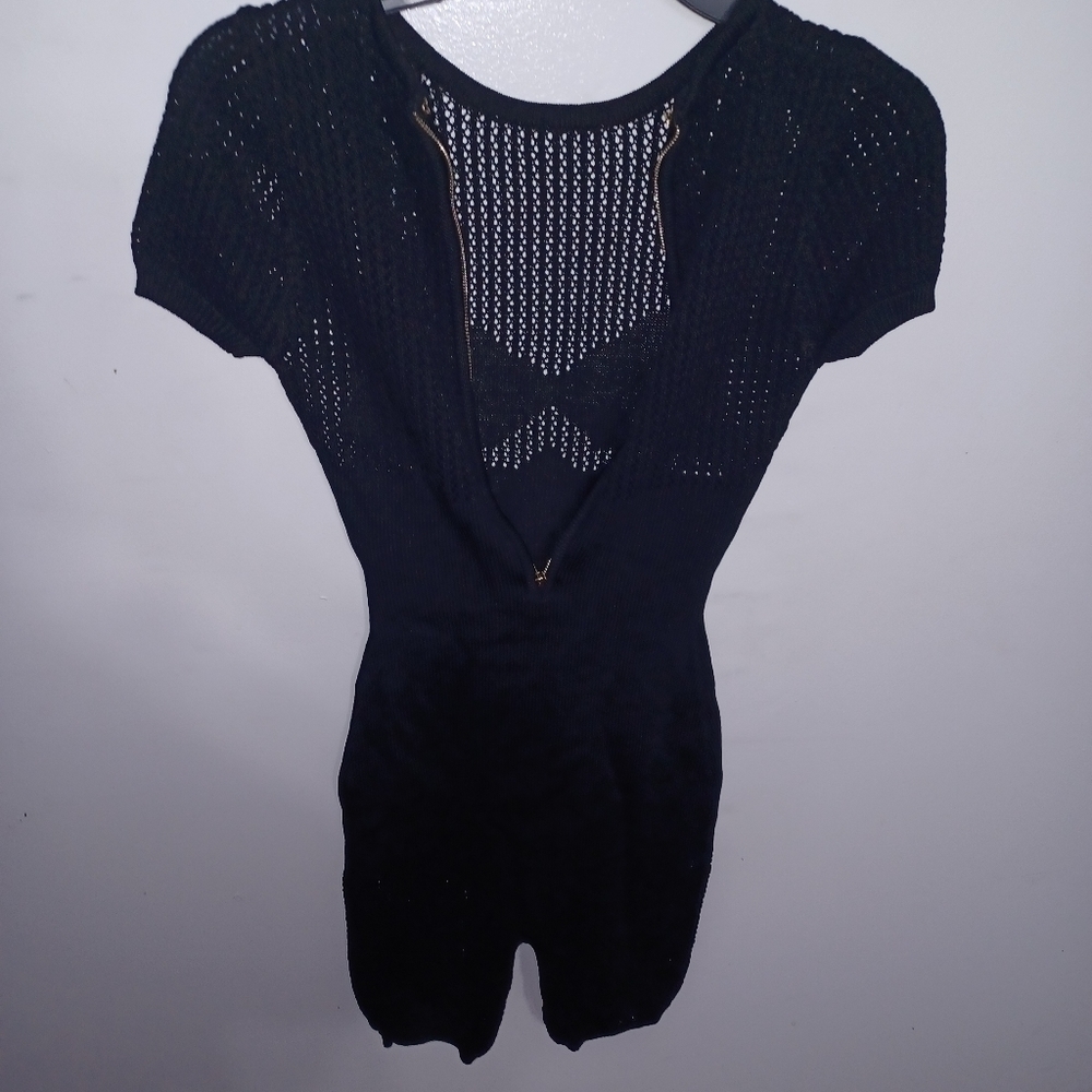 Hera Collection- Black - 1 Piece - Short Jumpsuit- W Sz Small - Picture 8 of 8